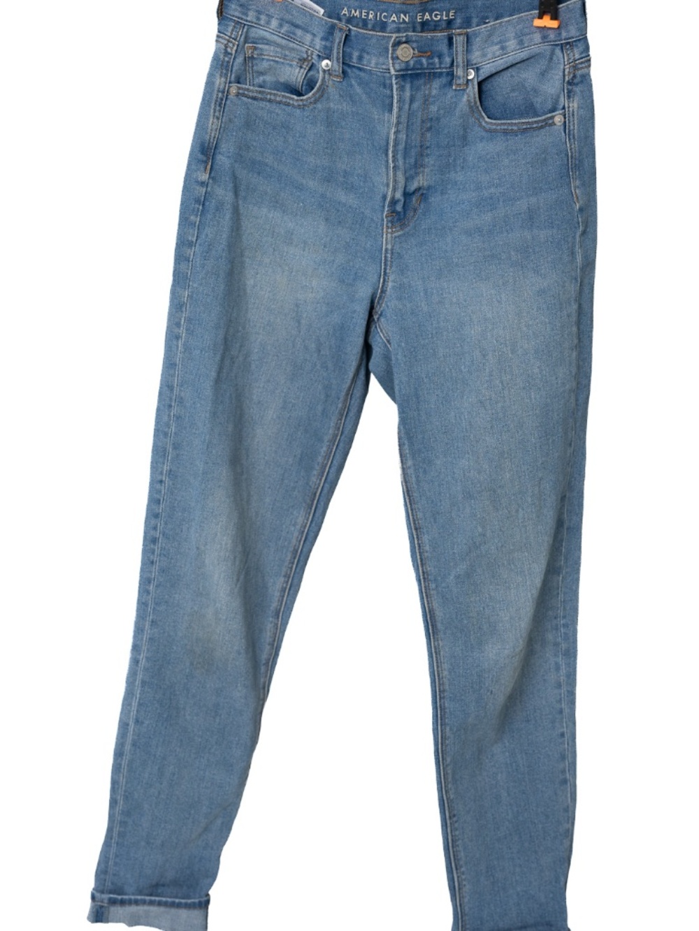 American Eagle, Mom jean size 4,  faded Blue.